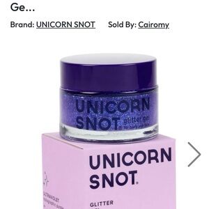 Unicorn Snot Face & Body Glitter - Cosmetic-Grade Holographic Glitter Gel NIB